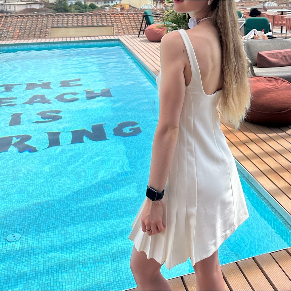 Zara White Summer Dress